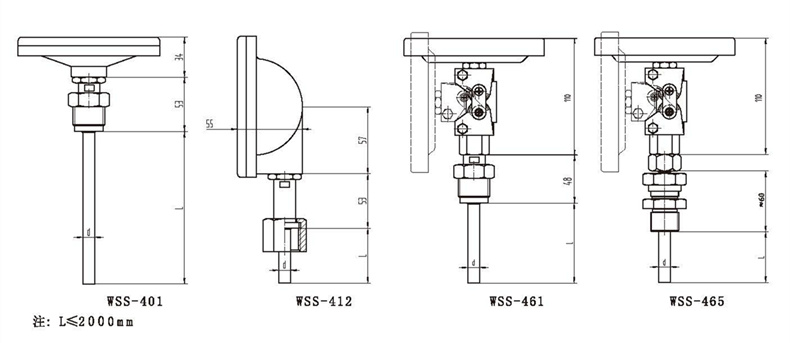 WSS工業(yè)雙金屬溫度計(jì)(通用型螺紋式)_雙金屬溫度計(jì)_第3張_重慶西珠儀表科技有限公司 WSS工業(yè)雙金屬溫度計(jì)(通用型螺紋式)_http://m.xinjiangzhaosheng.cn_雙金屬溫度計(jì)_第3張